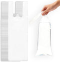 100PCS Clear Shipping Bags, Fish Bag 1500ml PE Plastic Emergency Portable Disposable Urine Drainage Bag for Travel, Traffic Jams, Camping, Patient, Kids(7.6x23.7Inch/17x60cm)