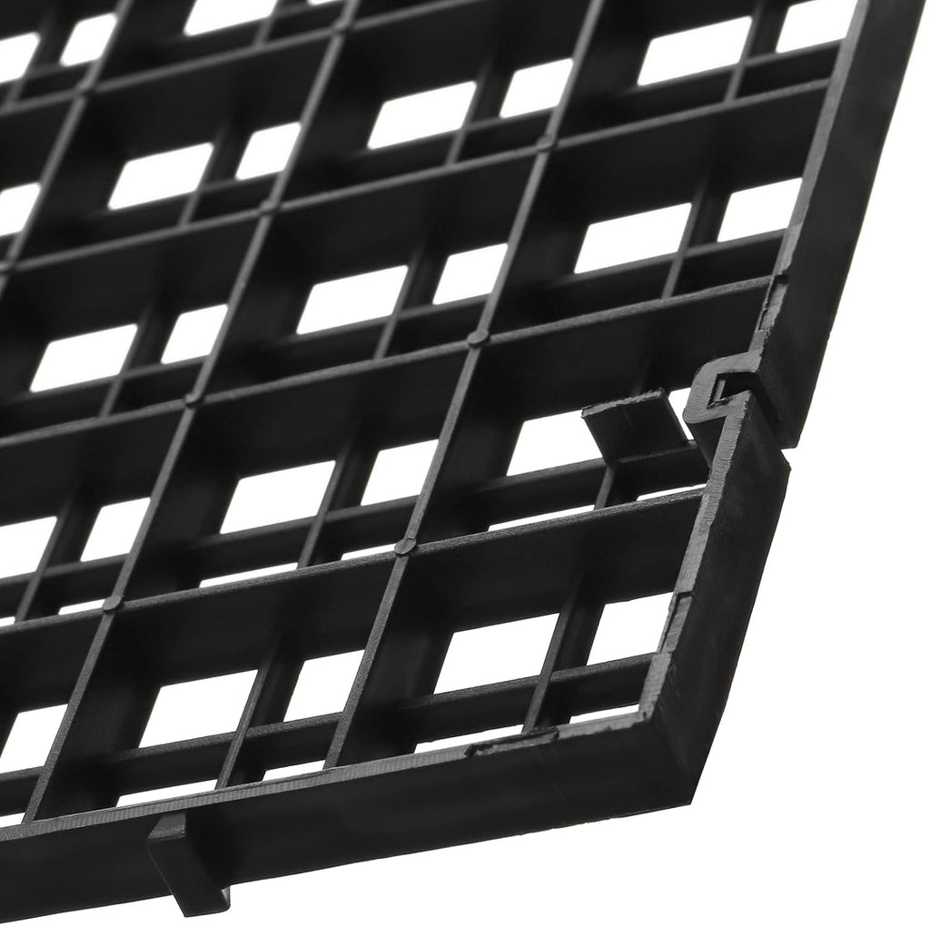 Okllen 12 Pack Aquarium Fish Tank Divider Plastic Egg Crate, Bottom Tray Grid Isolation, Plastic Egg Crate Grid Divider Tray for Mixed Breeding Light Diffuser