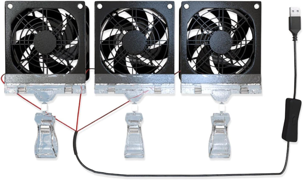 Small Aquarium Chiller Fan Cooling Fans for Aquariums Quiet Temperature Control Aquarium Fan