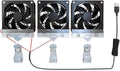 Small Aquarium Chiller Fan Cooling Fans for Aquariums Quiet Temperature Control Aquarium Fan
