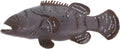 Kisangel Realistic Grouper Fish Model Plastic Sea Fish Ornament Animal Figurine for Aquarium Terrarium Home Decor Educational