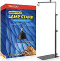 Reptile Lamp Stand Adjustable Lamp Fixture Hanger Metal lamp Holder for Reptile Terrarium Tank Amphibians Cage(Large)