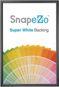 SnapeZo Black Poster Frame 30x45 Inches, 1.7" Aluminum Profile, Front-Loading Snap Frame, Wall Mounting, Wide Series