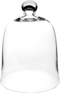 Plymor 8.5" x 11" Bell Jar Glass Display Dome Cloche (Interior Size 8.25" x 9.5")