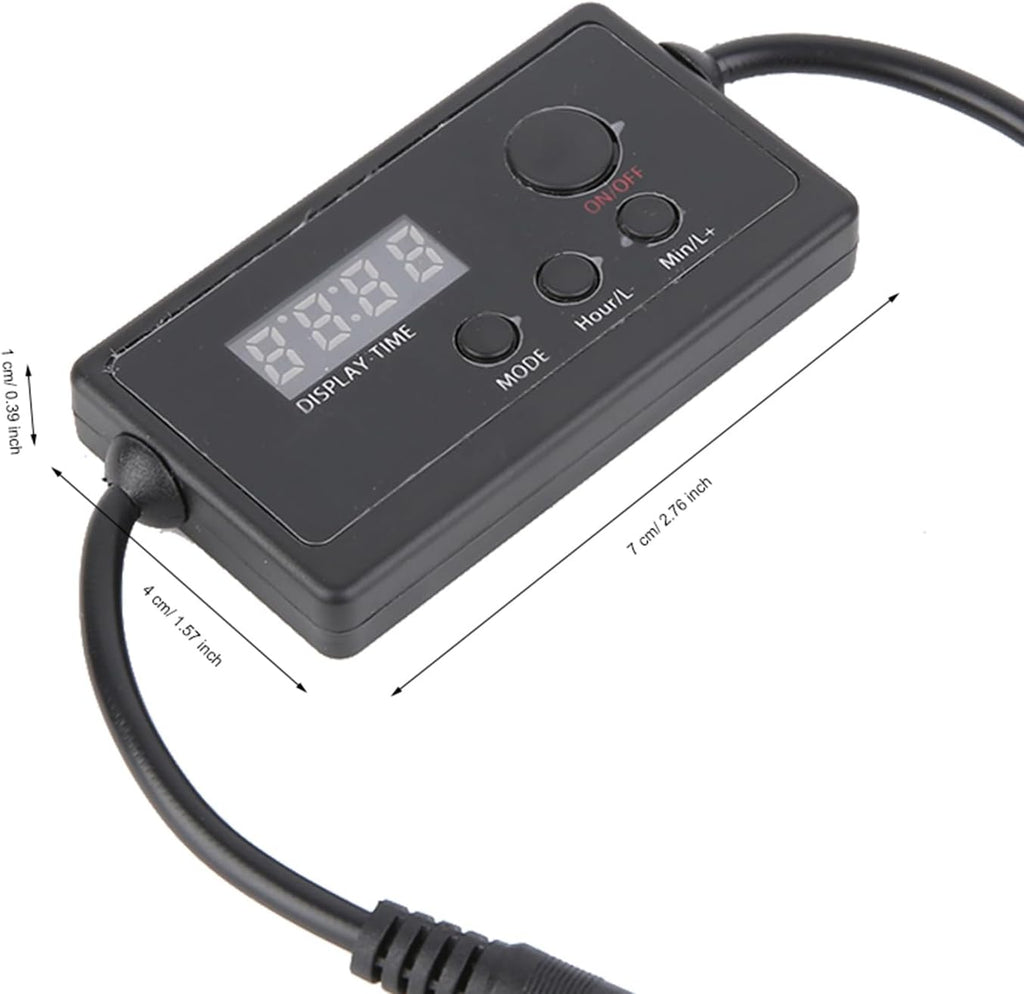 Aquarium Light Timer Led,Aquarium Light Timer Dimmer Led Controller Reef Fish Inline Timing for Hoods Pssopp ES Pro Led Intelligent Lighting Timing Dimming System Dimmer Modulator