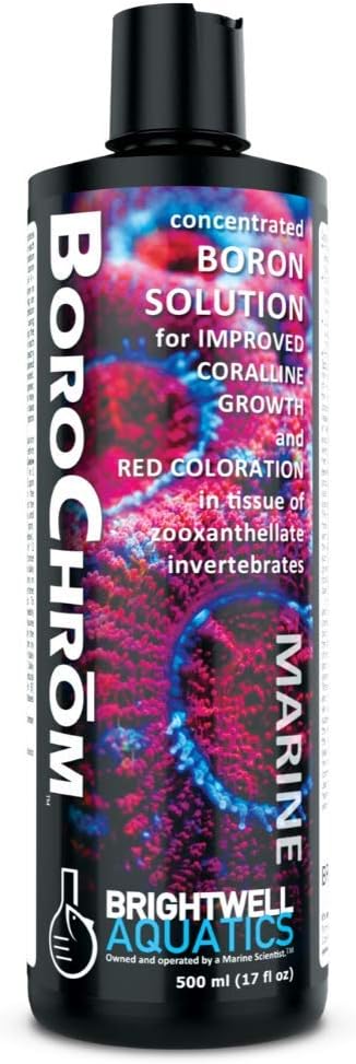 Brightwell Aquatics BoroChrom - Concentrated Boron Solution for Coralline Growth and Red Coloration, 500 ml
