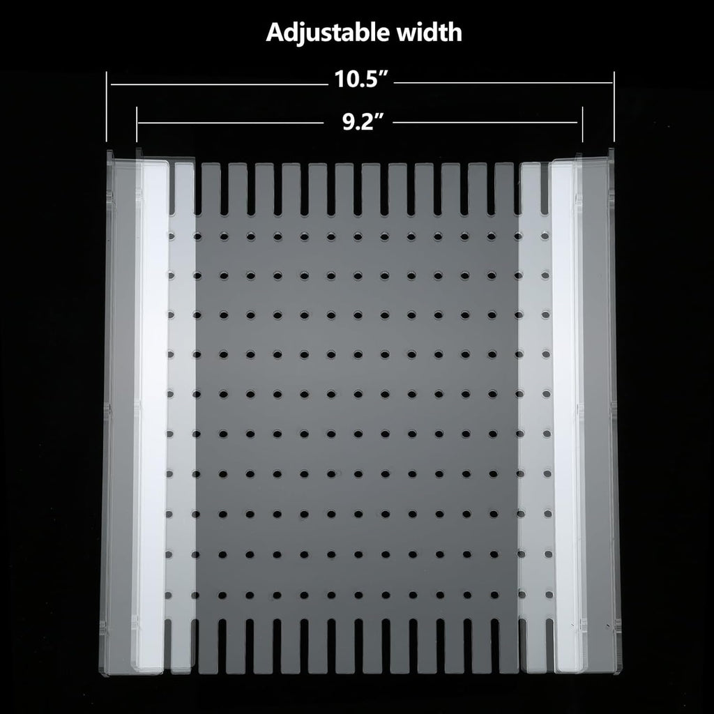 Aquarium Divider Clear 10/15/20 Gallon Fish Tank Divider with Suction Cups (10 Gallon)
