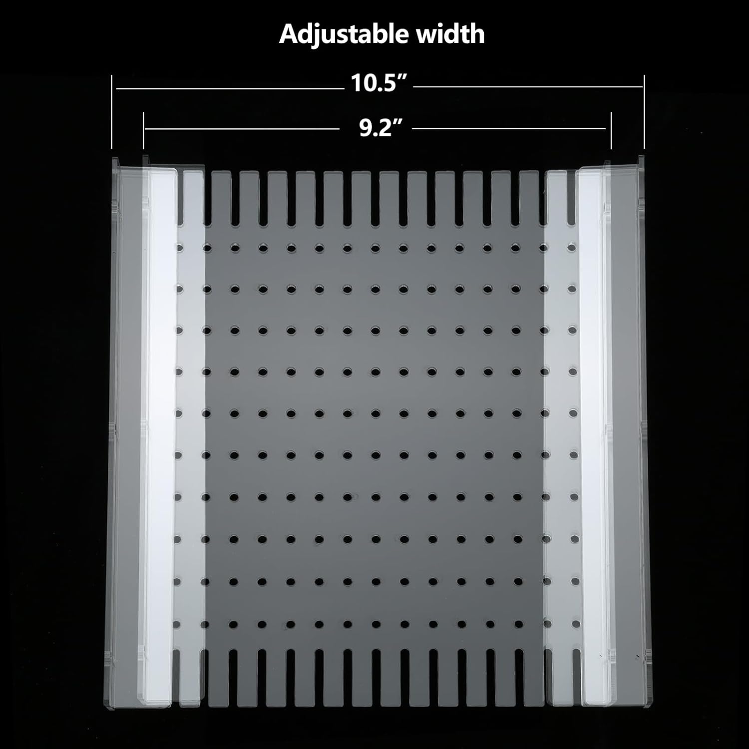Aquarium Divider Clear 10/15/20 Gallon Fish Tank Divider with Suction Cups (10 Gallon)