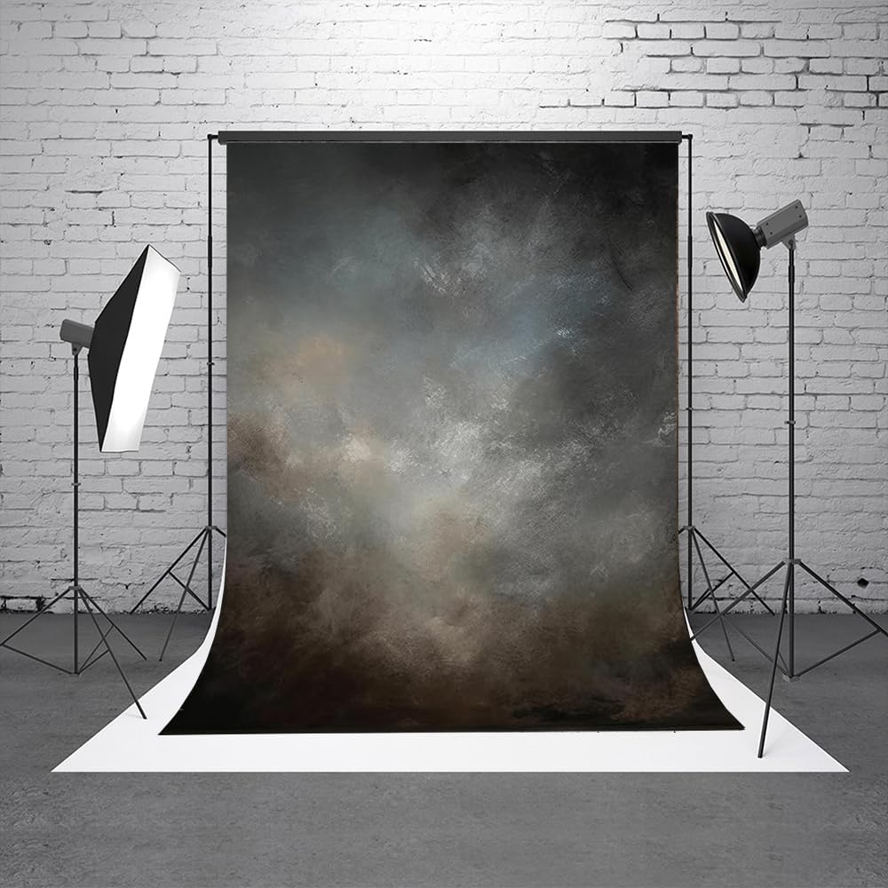 6.5x10ft Fabric Abstract Backdrop for Photography Vintage Portrait Old Master Background for Studio Prop