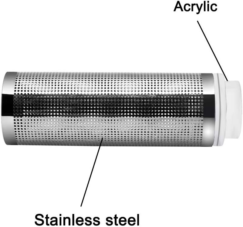 NACX Aquarium Fish/Shrimp Mesh Net Filter Guard，Fish Tank Intake Strainer Pre-Filter Cover Stainless Steel (16mm ID)