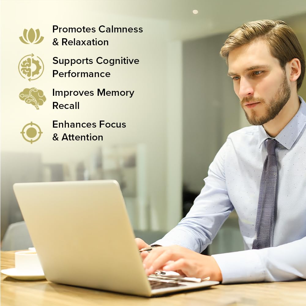 VAHDAM Bacopa Monnieri Capsules 1000mg | Supports Cognitive Performance | High Strength Made with Herbs & Extract | 90 Veg Capsules
