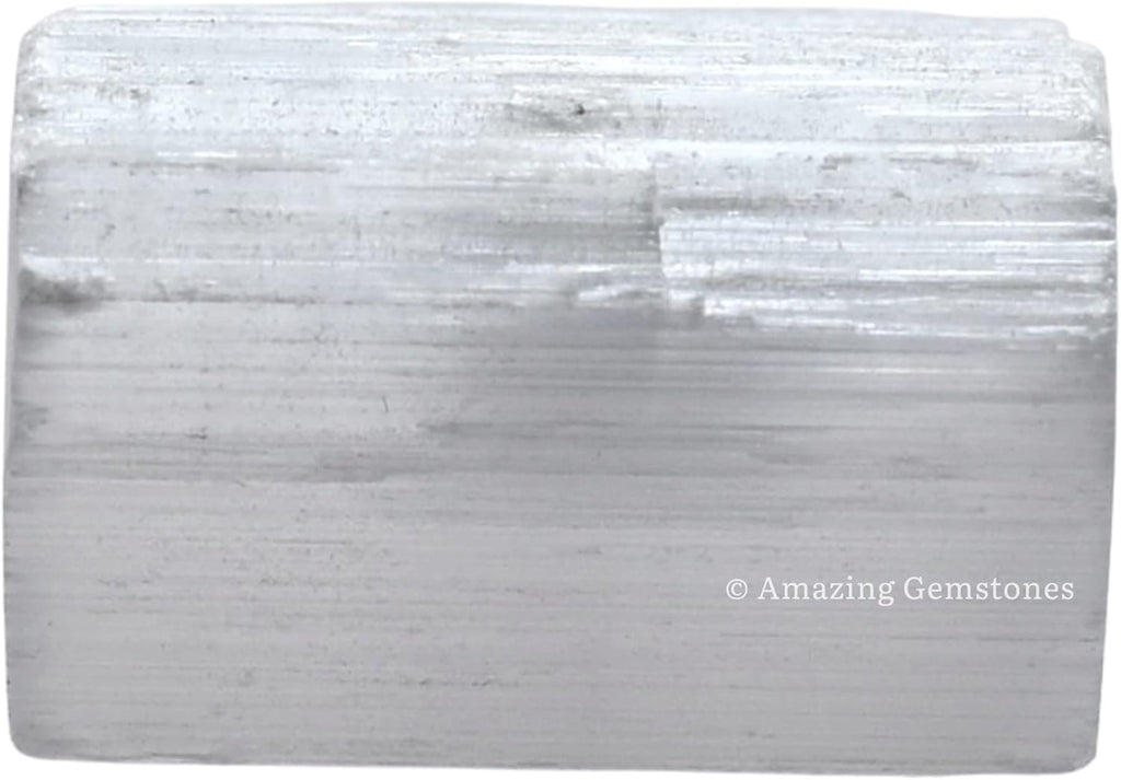 Amazing Gemstone Selenite Crystal Raw Stones for Healing - 1 lb Bulk Selenite Sticks Healing Crystals for Protection, Crystal Grid, Energy Piedra Selenita Original Gift