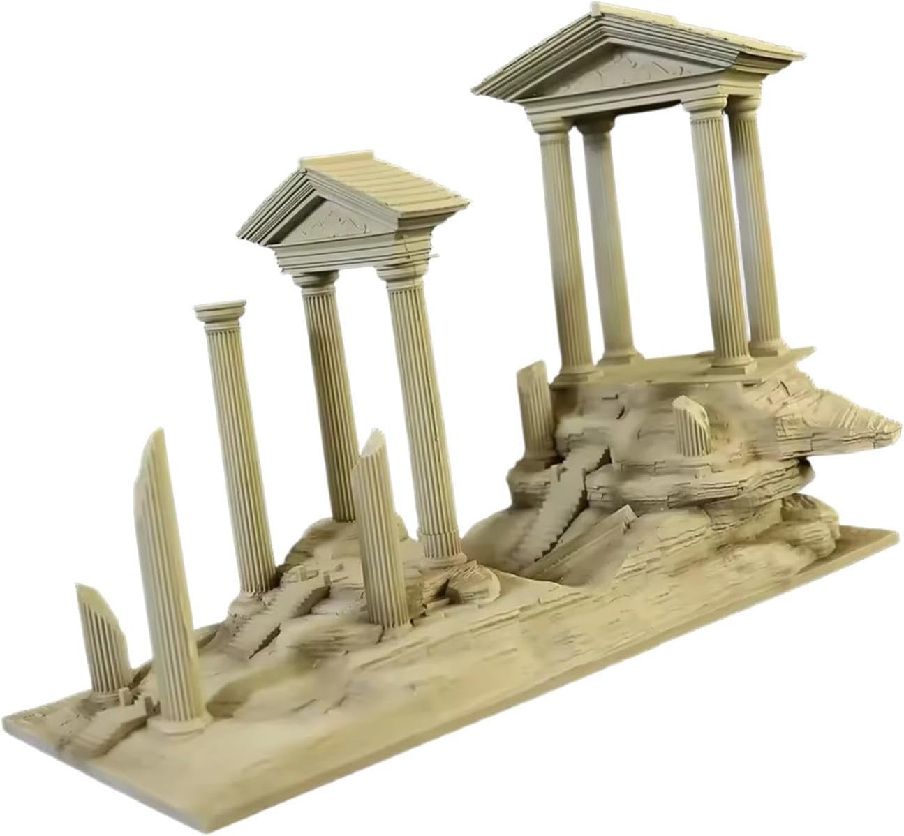 Roman Column Decoration Mini Resin Landscape Decoration Roman Ruins Ornament Artificial Aquarium Accessory Aquarium Statue