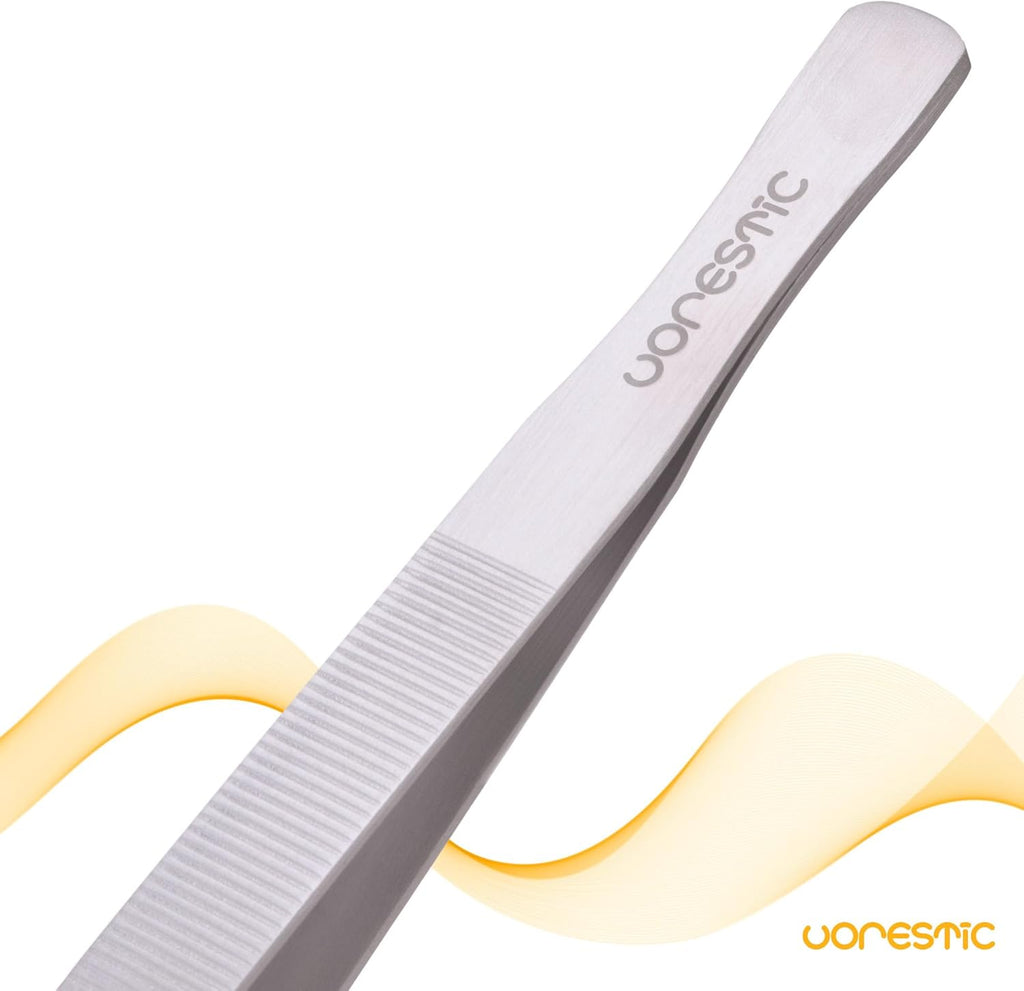 VORESTIC Heavy Duty Aquarium Tweezers Extra Long 23.6 Inch Curved, Long Tweezers for Terrarium, Aquarium Tongs