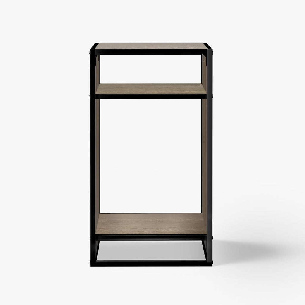 LANDEN Brown Metal Frame Stand, Three-Shelf for Fish Tanks up to 20 Gal, 45x45x80cm (17.7x17.7x31.49 in), for Fish Tanks and Reptile Terrariums, Home & Office Use