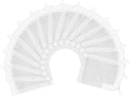 AQUANEAT Aquarium Filter Media Bags 15pcs Fish Tank Extra Fine 100 Micron Mesh Bags with Plastic Zipper for Activated Carbon (3" x 4")