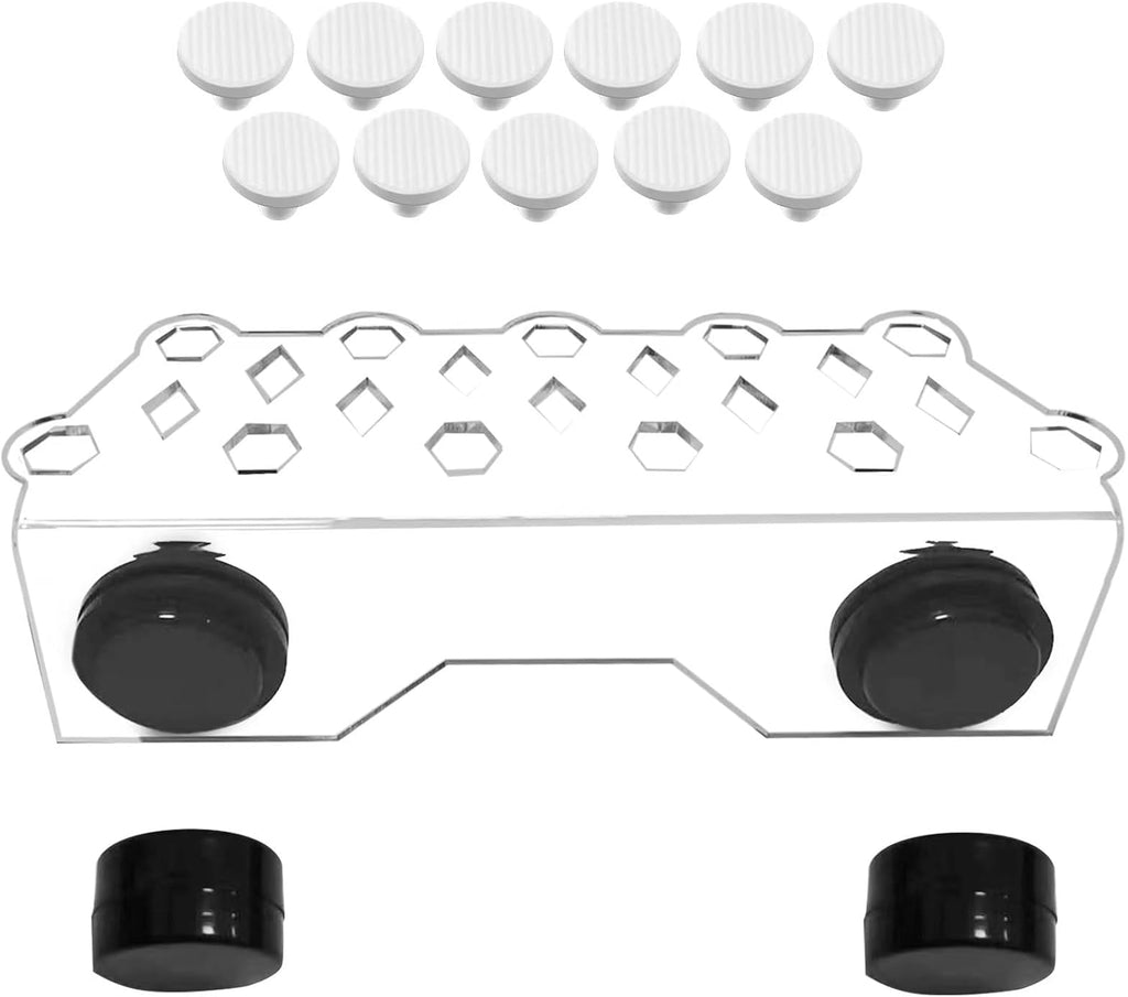 Coral frag Magnetic Holder, Magnetic Coral frag Plug Holder，,Magnetic Coral frag Rack，The Medium Magnetic Coral frag Holder Set with 11 Coral frag Plug Ceramic Bases