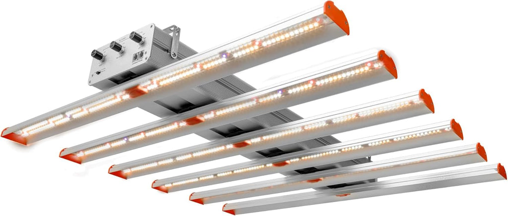 510W LED Grow Light Full Spectrum Professional Linkable Bar Style Plant Light Dimmable for Indoor Growing Commercial Hydroponic Growing 395 + 660 + 730 nm UV Red Infrared Enriched