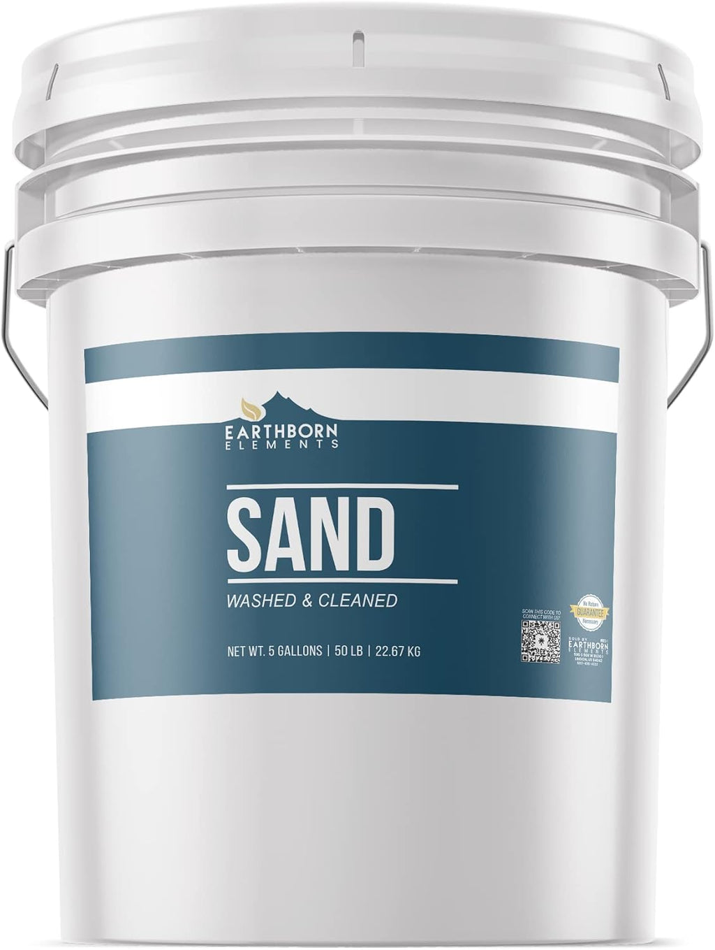 Earthborn Elements Sand (5 Gallons), Outdoor Projects, Washed & Cleaned (800 Ounce)