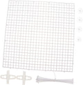 POPETPOP Fish Tank Dividers Aquarium Grid Mesh Isolation Panel for Breeding PVC Material