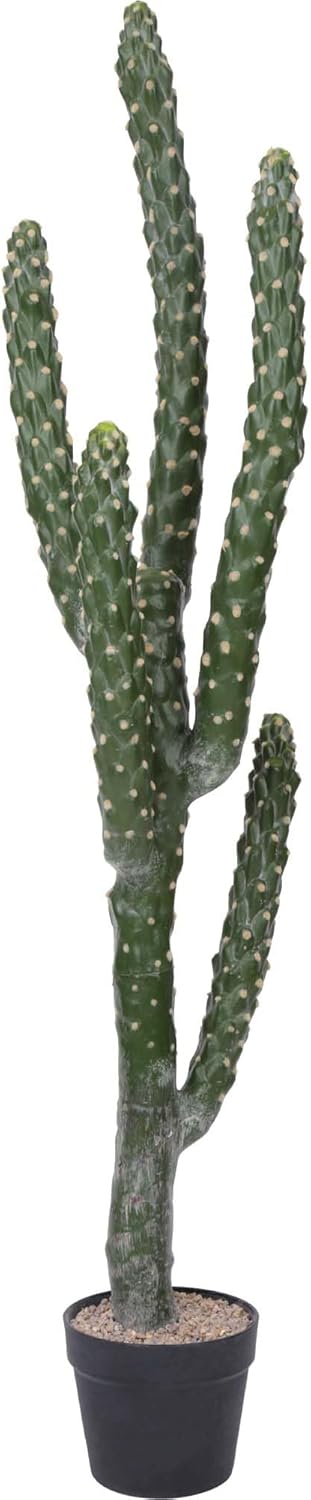 46Inch Artificial Cactus Faux Cacti Fake Cactus Saguaro Potted Plants for Indoor Outdoor Home Offices Store Decoration