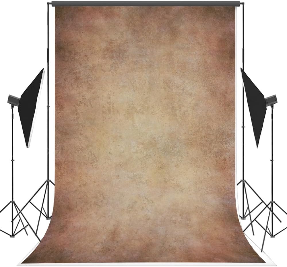 5x7ft Brown Rust Abstract Photography Backdrops Mottled Background