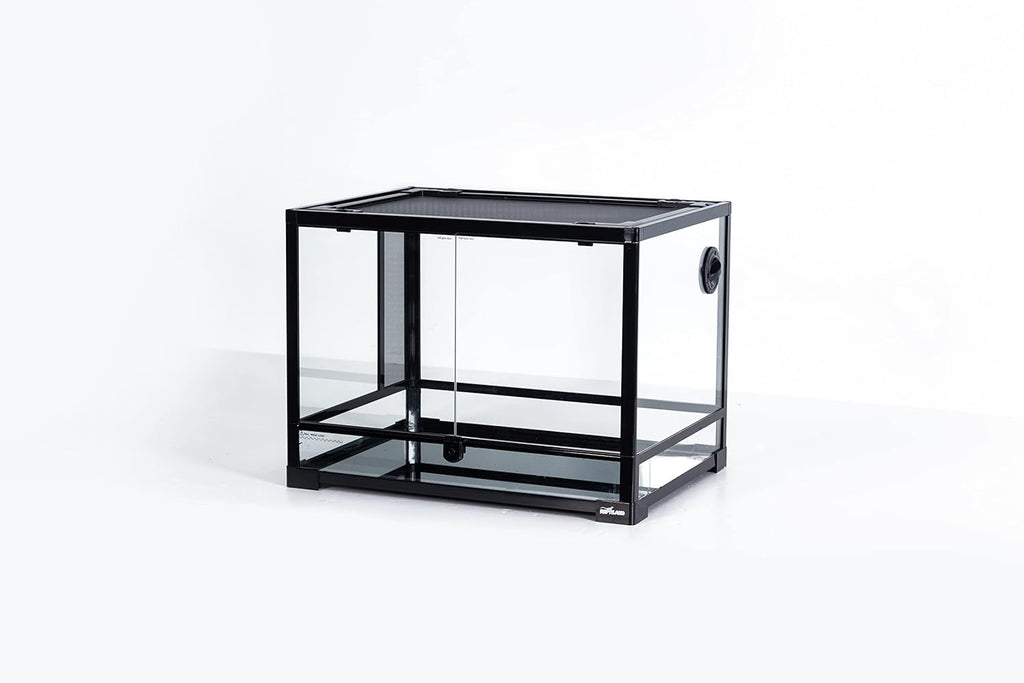 Trixie 32 Gallon Glass Terrarium, Double Hinged Doors, Mesh Top, Waterproof Base