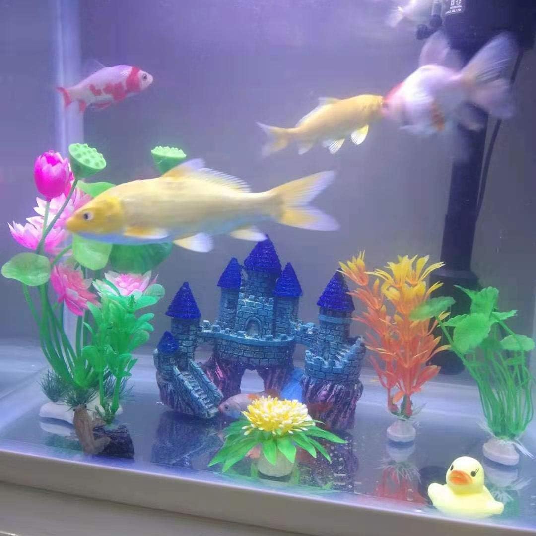 Aquarium Decorations Castle - Aquarium Ornament Super Castle 5.1 inches Avoice