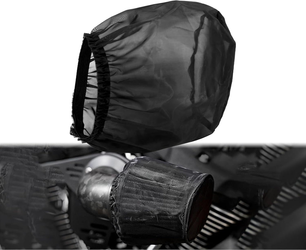 Air Filter Cover Waterproof Air Cleaner Rain Sock Dustproof Protective Air Intake Cover Compatible with Harley 117 Dyna Sportster Touring Softail Models