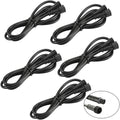 Sumaote 3.28ft 1m 2Pin Extension Cable Wire 22AWG with Male and Female Connectors at Both Ends IP67 Waterproof for Sumaote Single Color LED Deck Lights, Pack of 5
