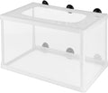 POPETPOP Fish Breeder Net - Fish Nursery for Aquarium-Fish Breeding Net - Hang on Breeder Box,Fish Breeder Box for Hatchery（L