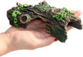 Resin Aquarium Wood Small Reptile Hide Aquarium cave Betta Log Aquarium Ornament pleco cave Snake Hideout (Tree bark)