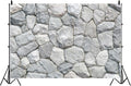 Yeele 12x8ft Vintage Stone Brick Wall Backdrop for Photography Retro Rustic Rock Stone Wall Background for Wedding Birthday Theme Party Decoration Kids Adults Portrait Photo Studio Shoot Props