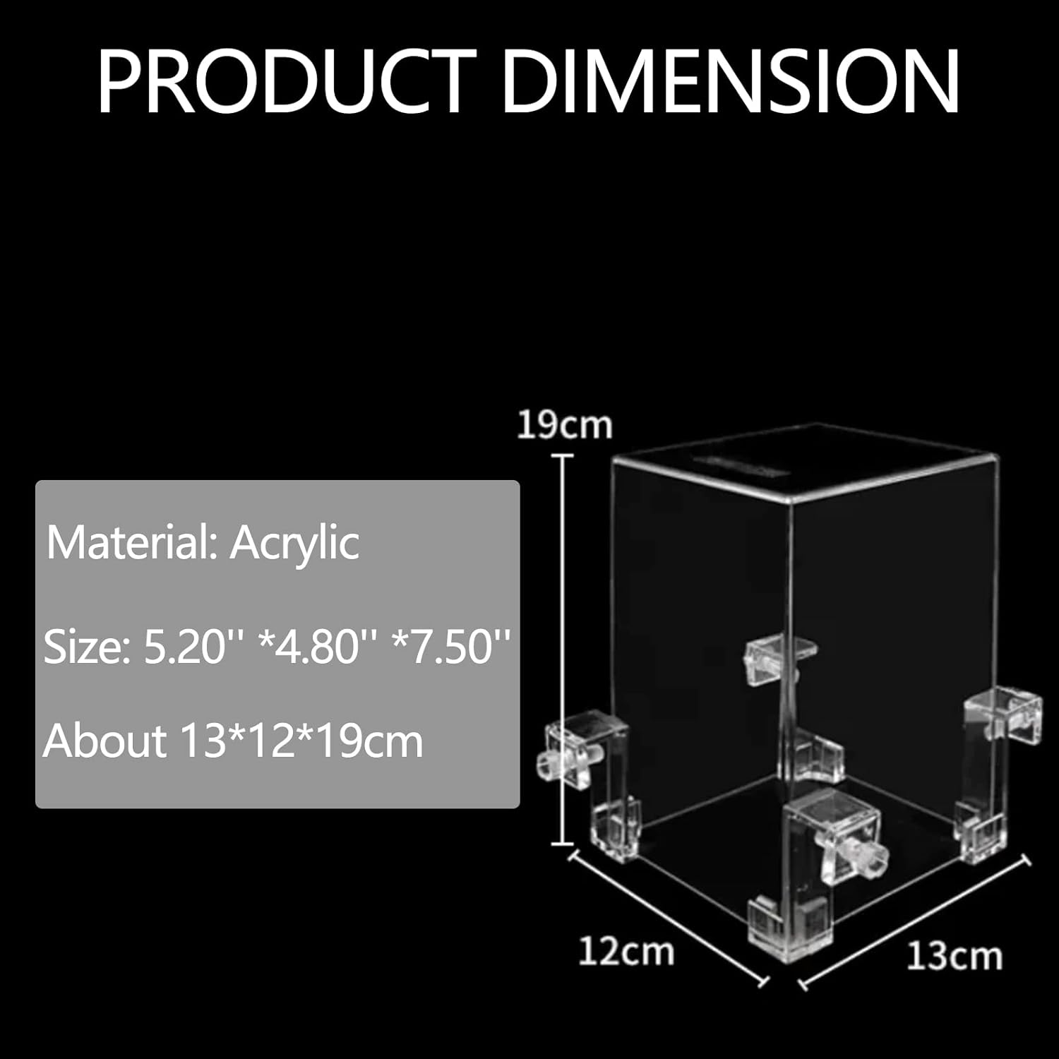 Negative Pressure Fish Tank - Clear Fish Elevator Water Auto-Refill Vacuum Suspended Fish Tank Water Level Maintenance, Increase Fish Activity Area, Aquarium Decoration