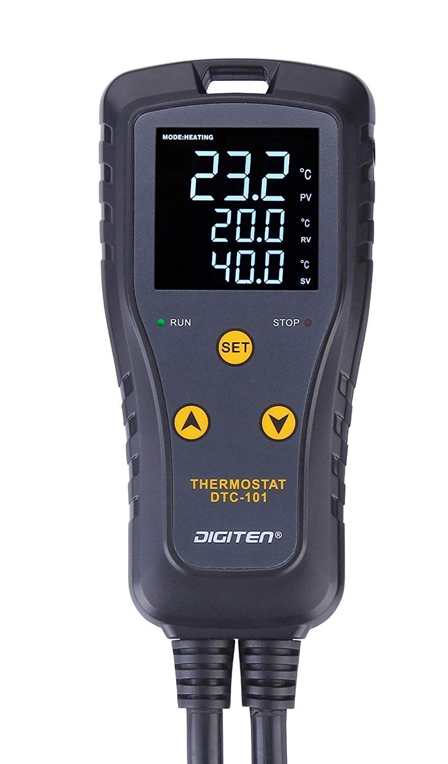 DIGITEN Temperature Controller Heat Mat Thermostat Outlet DTC101 Temperature Controlled Outlet Greenhouse Thermostat Aquarium Temperature Controller Reptile Thermostat Heating Cooling Mode 110V 10A