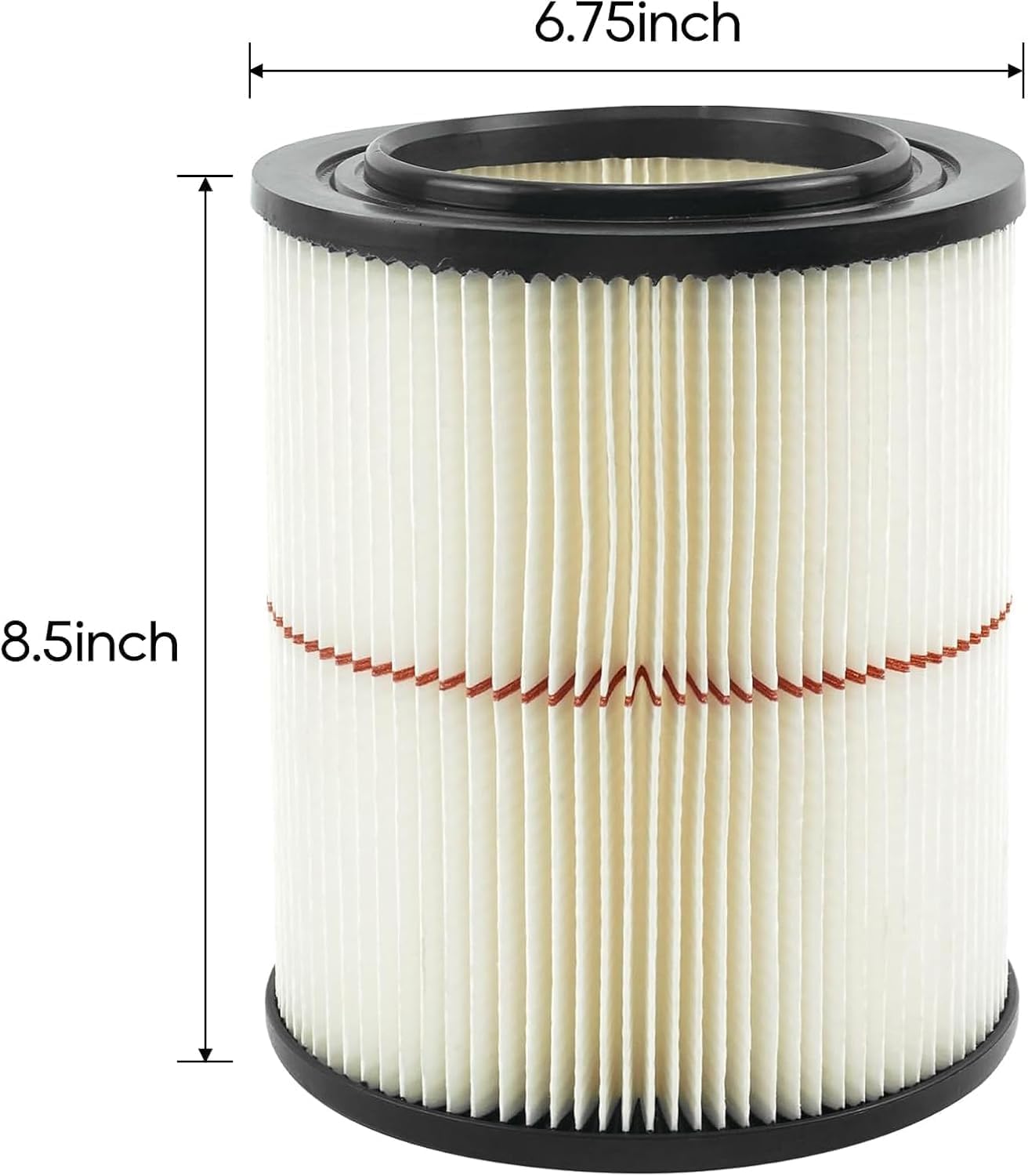 First4Spares Craftsman 9-17816 Filter with Cap Fits All Craftsman Vacuums 5 Gallons & Above