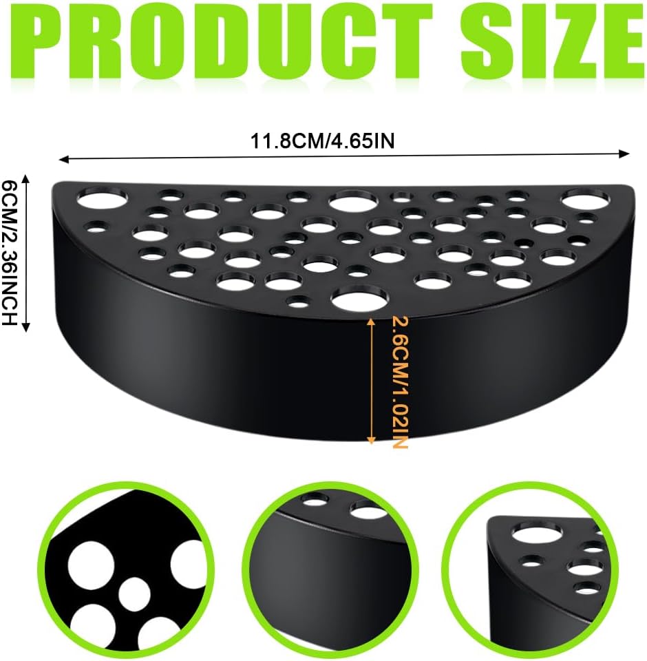 2 PCS Shrimp Hides for Aquarium, Shrimp Cave Shelters, Small Fish Tunnel Shrimp Breeding House, Plastic Aquarium Shrimp Hideout, Fish Tank Accessories Decor, Black