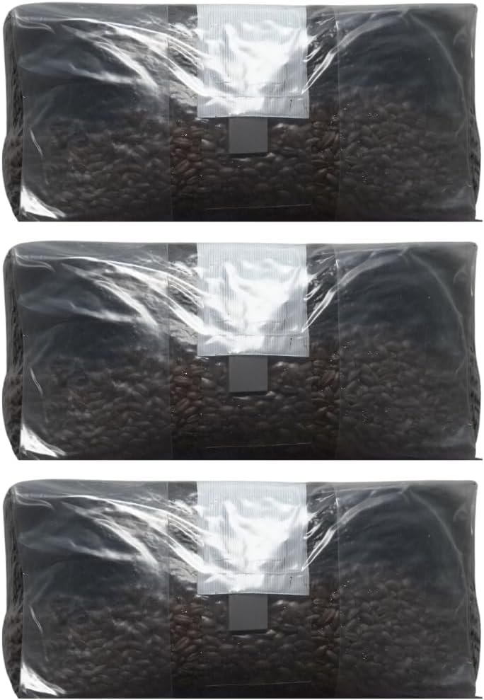 6 Pound Mushroom Grow Bag - All in One Grow Kit in A Bag - Sterilized Grain Spawn and Bulk Substrate - Injector Port - (Pack of 3)
