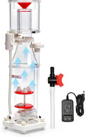 Protein Skimmer for 50-100 Gallon Saltwater Aquariums,Energy Efficient DC Windmill Pump,Adjustable Flow Control & Silent Operation (<35dB),Nano-Scale Protein Skimmer