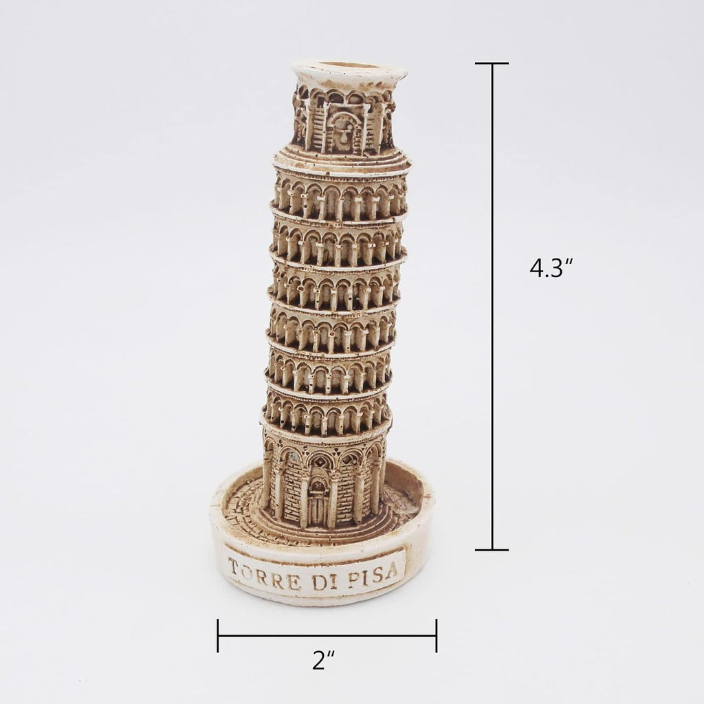 Leaning Tower of Pisa Fish Tank Decorations Reptile Turtle Lizard Spider Tanks Terrarium Building Construction Décor Ornament Pet