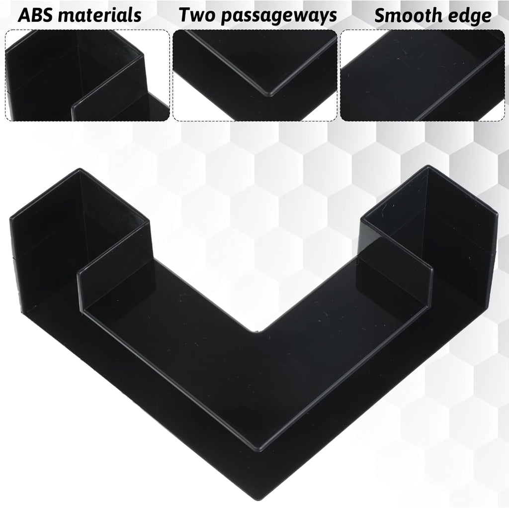 Dual-Entrance Aquarium Tunnel, Aquarium Cave Hideout 360° Viewing, Aquariums Underground Tunnel Cave for Aquariums Black Shrimp Fish Tank Tunnels