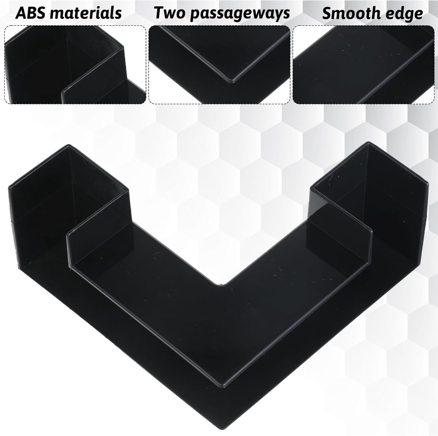 Dual-Entrance Aquarium Tunnel, Aquarium Cave Hideout 360° Viewing, Aquariums Underground Tunnel Cave for Aquariums Black Shrimp Fish Tank Tunnels