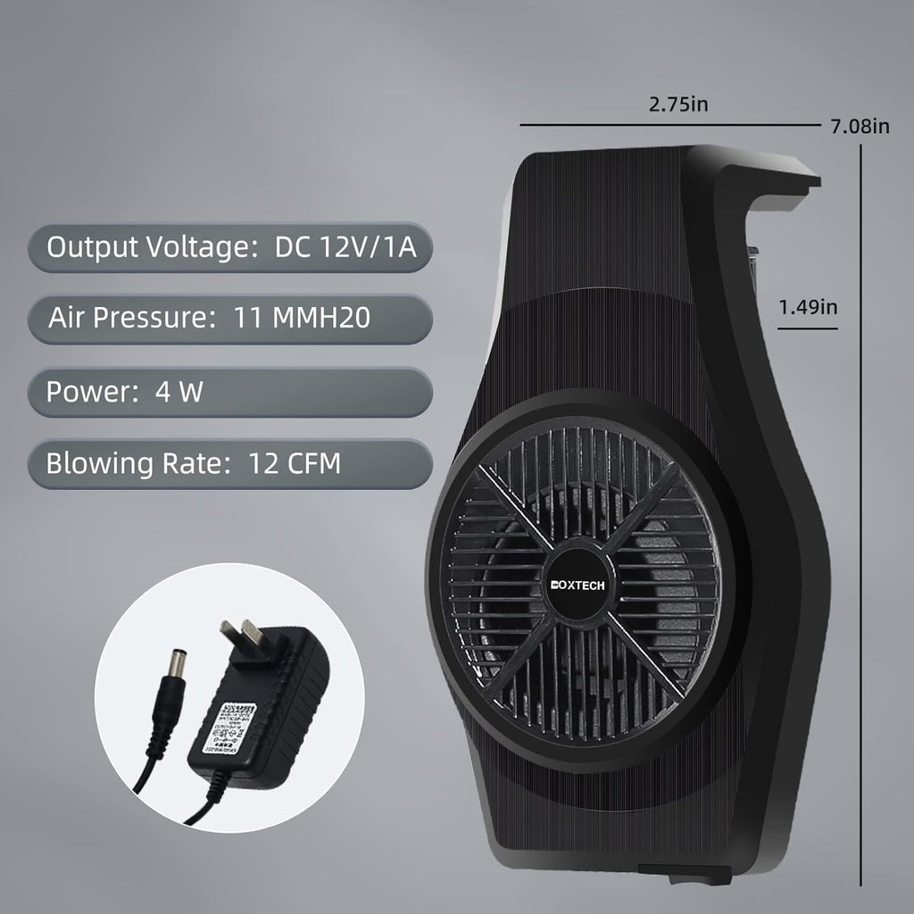 UPETTOOLS Aquarium Chiller Fan – Cooling Fan for Fish Tanks （7-15 Gallons）, Cold Air Circulation System for Shrimp, Coral, Tropical & Saltwater Aquariums