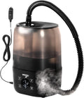 WACOOL Reptile Fogger with Humidity Controller, 4L Large Tank Reptile Humidifier with Humidistat & Extended Hose, Automatic Terrarium Fogger for Beared Dragon Lizard Gecko Snake Tortoise