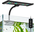 Aquarium Fish Tank LED Light - 18W Clip on Plants Lamp Light for 10 20 30 Gallon Fish Tank with Timer DIY Mode, 9 Colors Adjustable Brightness, 24/7 Full Spectrum
