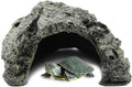 Reptile Hiding, Reptile Box Shelter Terrarium Hideout Caves for Aquarium Terrarium Decoration Ornament(Large)