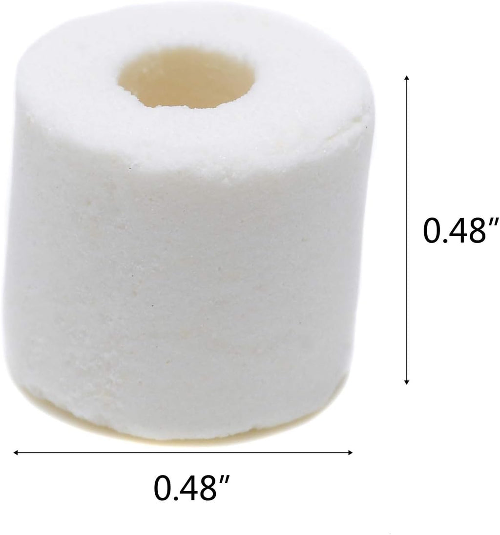 ALEGI Aquarium Premier Bulk Bio Ceramic Rings Filter Media for Fresh Water, Sea Water Fish Tank Canister Filter,Koi Fish Pond Reef Filter (4 lbs)