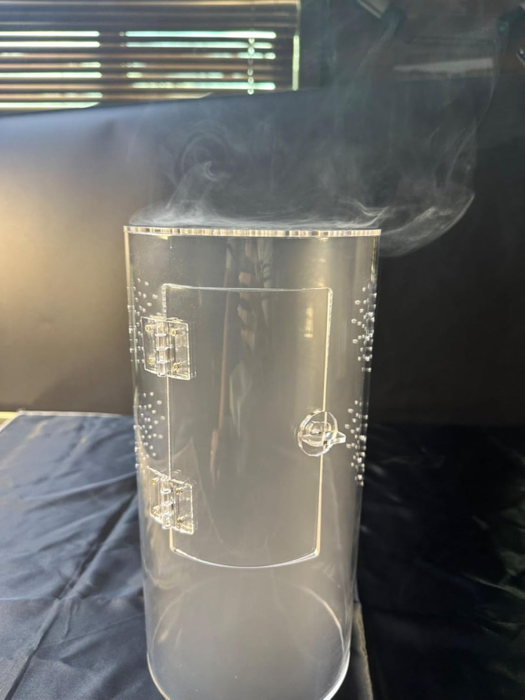 Front Opening Terrarium Jumping Spider Enclosure,Tall Arboreal Tarantula Enclosure Terrarium with Cross Ventilation,Waterproof Acrylic Reptile Enclosure