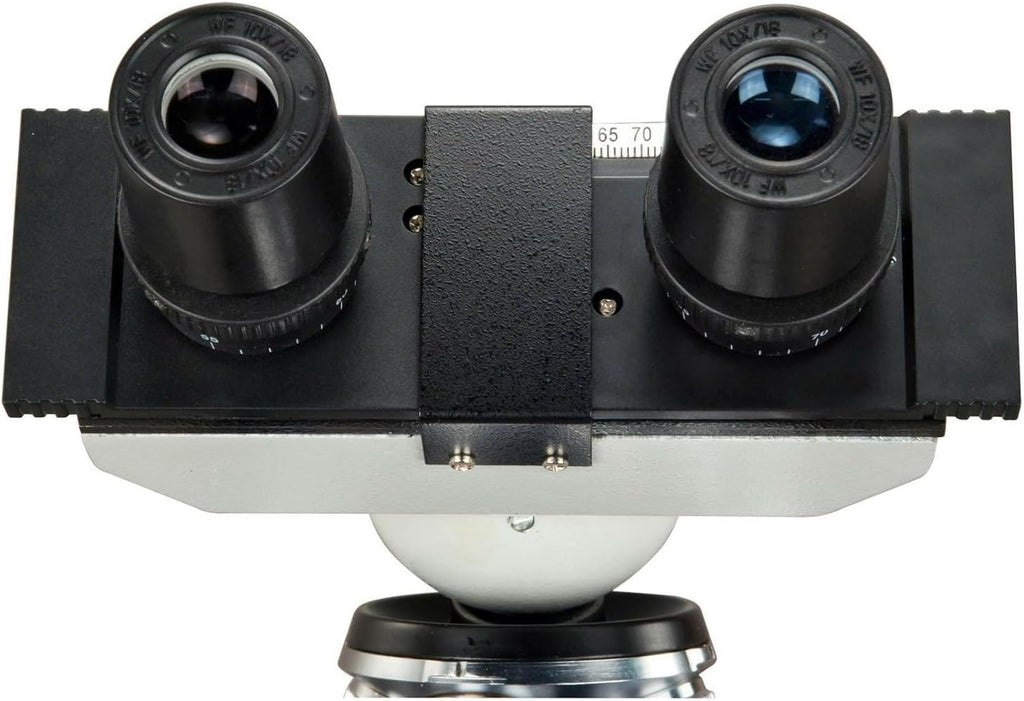 OMAX - 40X-2500X LED Binocular Lab Compound Microscope with 5MP Camera and Mechanical Stage - M82EZ-C50S