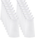 Jecery 16 Pack 4 Inch Ring Filter Socks 200 μm Aquarium Filter Bags Aquarium Socks for Tank Sump Saltwater Freshwater(9.5 × 4 inches)